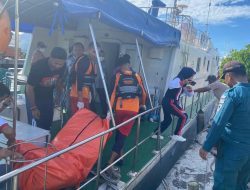 Tiga Hari Pencarian. Warga Asal Kota Makassar Di Temukan MD di Perairan Tidore