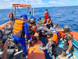 Jatuh Di Perairan Tidore, Penumpang Speed Sinar Moti Makian Ditemukan Meninggal Di Perairan Halsel