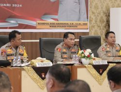 Kapolres Ternate Beri Pembekalan Dalam Rangka Pengamanan TPS Dan Penghitungan Suara Pemilu tahun 2024