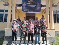 Sinergitas TNI-POLRI Amankan Rekapitulasi di Tingkat PPK Kecamatan Sulbar Kepulauan Sula