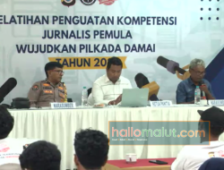 Dukung Pilkada Damai, KJTV Malut Gelar Pelatihan Penguatan Kompetensi Jurnalis Pemula