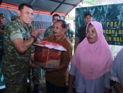 Kaskogabwilhan III Serahkan Bantuan Untuk Masyarakat Terdampak Bencana Banjir Halmahera Barat