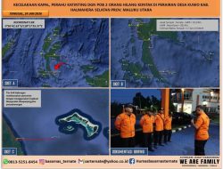 Satu Perahu Katinting Dengan Dua Penumpang Hilang Kontak Di Perairam Desa Kuwo Halmahera Selatan