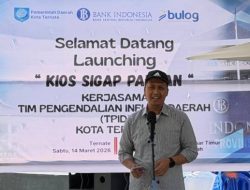Pemkot Ternate Bersama Bank Indonesia Luncurkan Kios Sigap Pangan, Jaga Stabilitas Harga Sepanjang Tahun