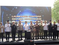 Polri Kawal Pembangunan, Wakapolda Malut Hadiri Launching Kontrak Payung Jalan Lapen dan RTLH 2026